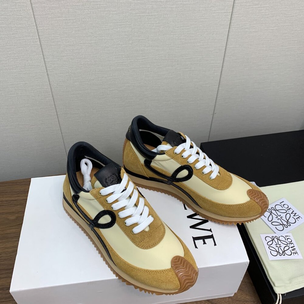 Loewe Flow Runner Sneakers | Camel & Black Logo | Brand New - Picture 5 of 9